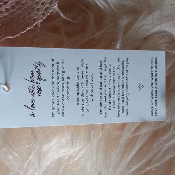 Crystal Bralette with Rose Quartz // "Crystalette" by Spiritually Intimate sz S - Picture 10 of 12